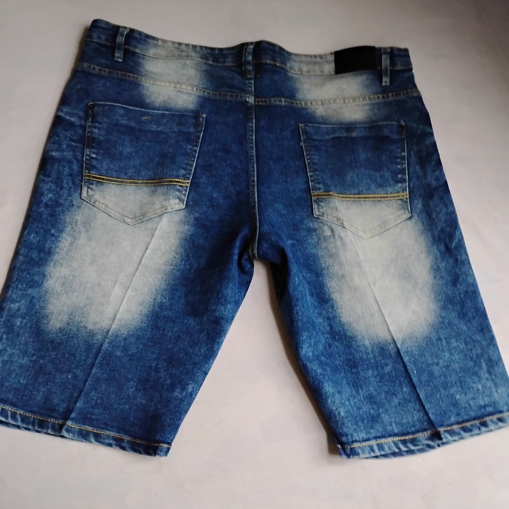 Southpole Shorts 42 Jean Jorts Relaxed Baggy Skater Y2K Grunge Denim - Picture 2 of 14